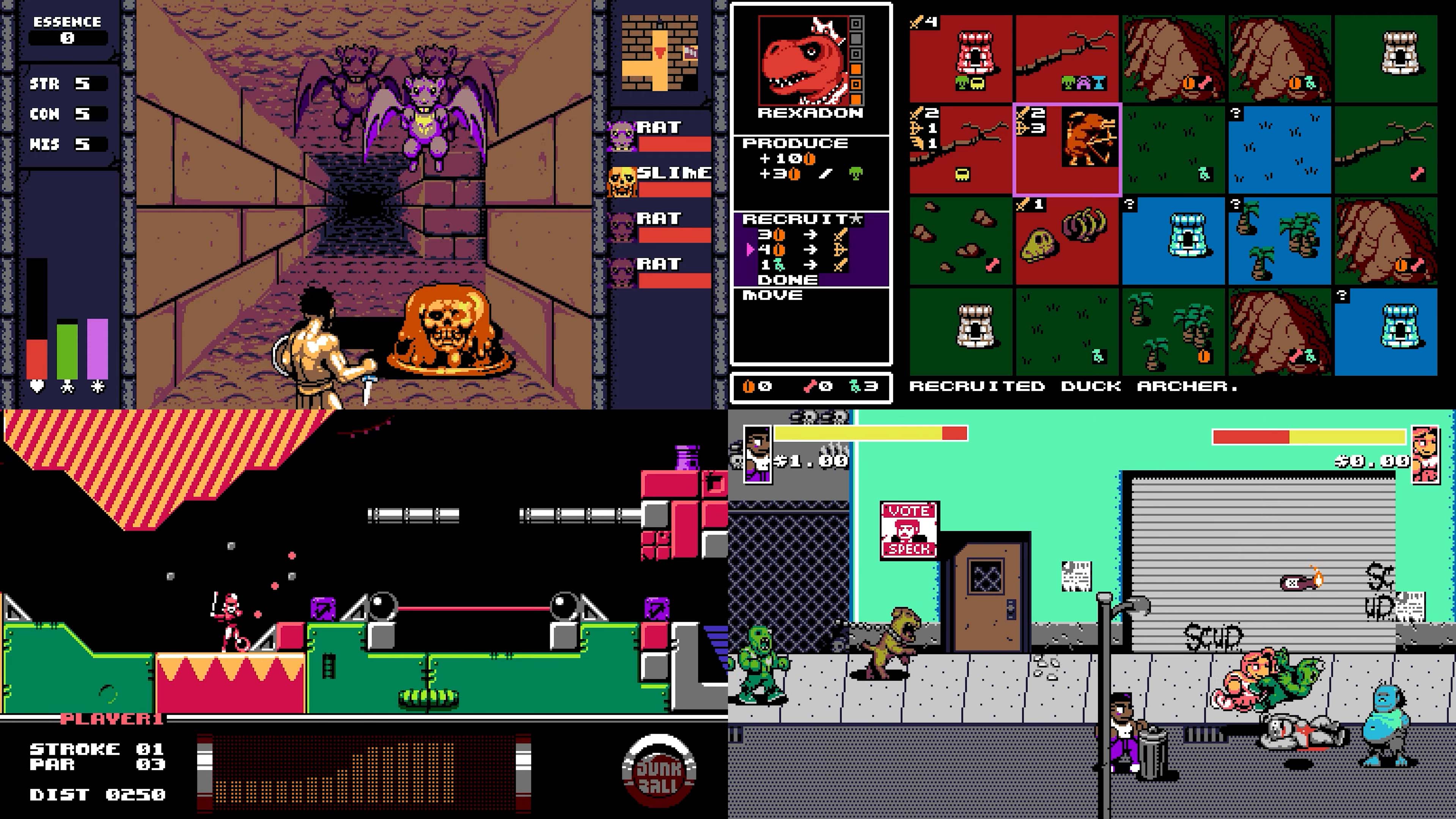 Four games from UFO 50